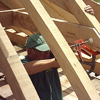 All aspects of carpentry work new kitchens and kitchen makeovers by cedar carpentry